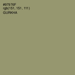 #97976F - Gurkha Color Image
