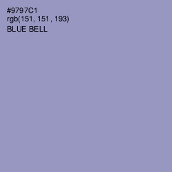 #9797C1 - Blue Bell Color Image