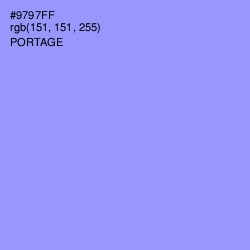 #9797FF - Portage Color Image