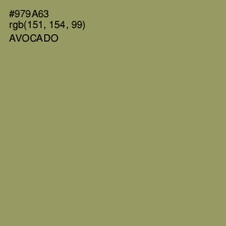 #979A63 - Avocado Color Image