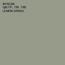 #979C8A - Lemon Grass Color Image