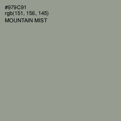 #979C91 - Mountain Mist Color Image