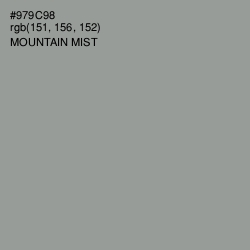 #979C98 - Mountain Mist Color Image