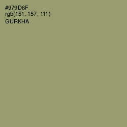 #979D6F - Gurkha Color Image