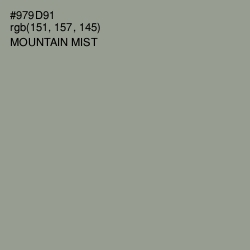 #979D91 - Mountain Mist Color Image