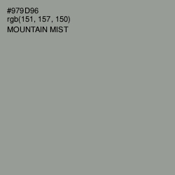 #979D96 - Mountain Mist Color Image