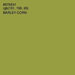 #979E41 - Barley Corn Color Image