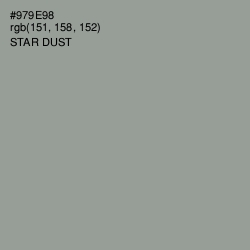 #979E98 - Star Dust Color Image
