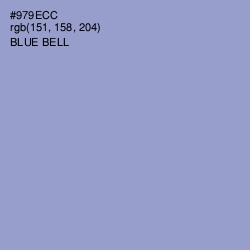 #979ECC - Blue Bell Color Image