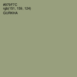 #979F7C - Gurkha Color Image