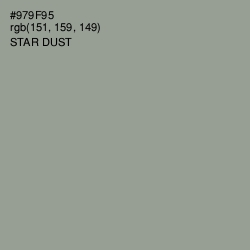 #979F95 - Star Dust Color Image