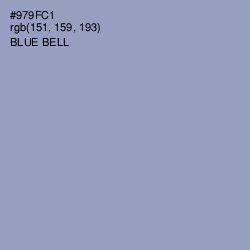 #979FC1 - Blue Bell Color Image