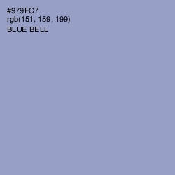 #979FC7 - Blue Bell Color Image