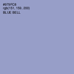 #979FC8 - Blue Bell Color Image