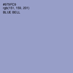 #979FC9 - Blue Bell Color Image