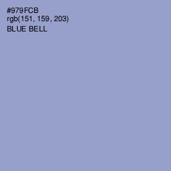 #979FCB - Blue Bell Color Image