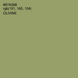 #97A068 - Olivine Color Image