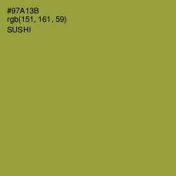 #97A13B - Sushi Color Image
