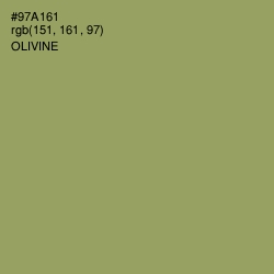 #97A161 - Olivine Color Image