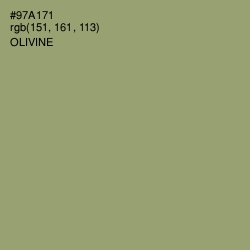 #97A171 - Olivine Color Image