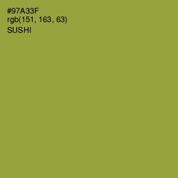 #97A33F - Sushi Color Image
