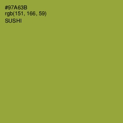 #97A63B - Sushi Color Image
