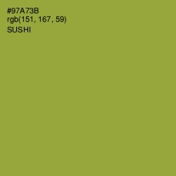 #97A73B - Sushi Color Image