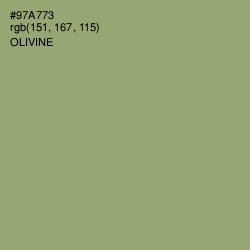 #97A773 - Olivine Color Image