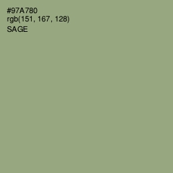 #97A780 - Sage Color Image