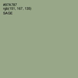 #97A787 - Sage Color Image