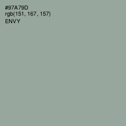 #97A79D - Envy Color Image