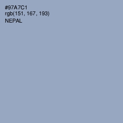 #97A7C1 - Nepal Color Image