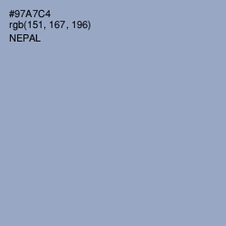 #97A7C4 - Nepal Color Image