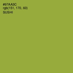 #97AA3C - Sushi Color Image