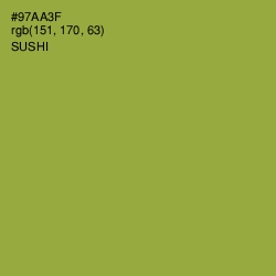 #97AA3F - Sushi Color Image