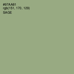 #97AA81 - Sage Color Image