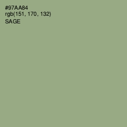 #97AA84 - Sage Color Image