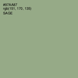 #97AA87 - Sage Color Image
