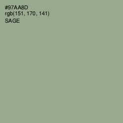 #97AA8D - Sage Color Image