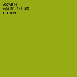 #97AB14 - Citron Color Image