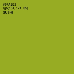 #97AB23 - Sushi Color Image