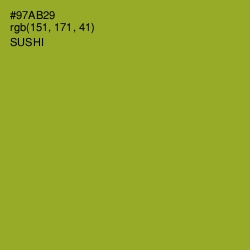 #97AB29 - Sushi Color Image