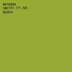 #97AB34 - Sushi Color Image