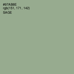 #97AB8E - Sage Color Image