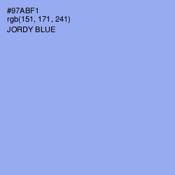 #97ABF1 - Jordy Blue Color Image