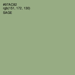 #97AC82 - Sage Color Image