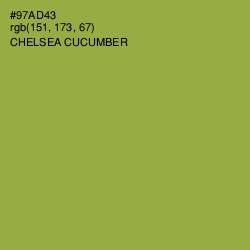 #97AD43 - Chelsea Cucumber Color Image