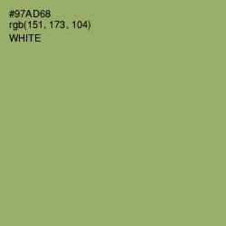 #97AD68 - Olivine Color Image