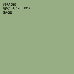 #97AD83 - Sage Color Image