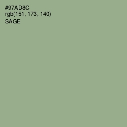 #97AD8C - Sage Color Image